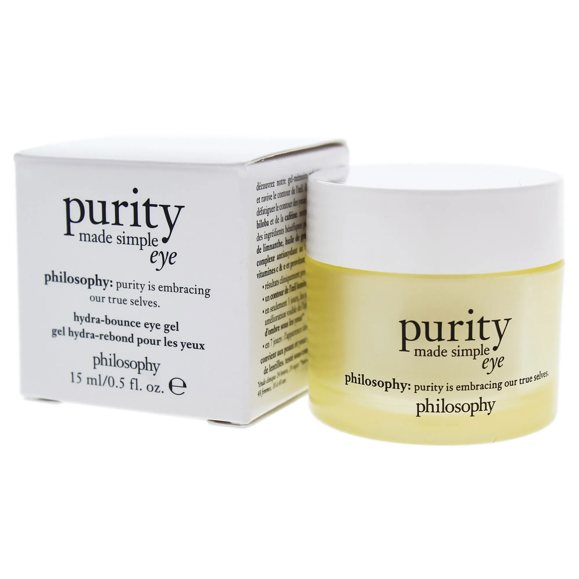 Purity Made Simple Eye Gel by Philosophy for Unisex - 0.5 oz Gel