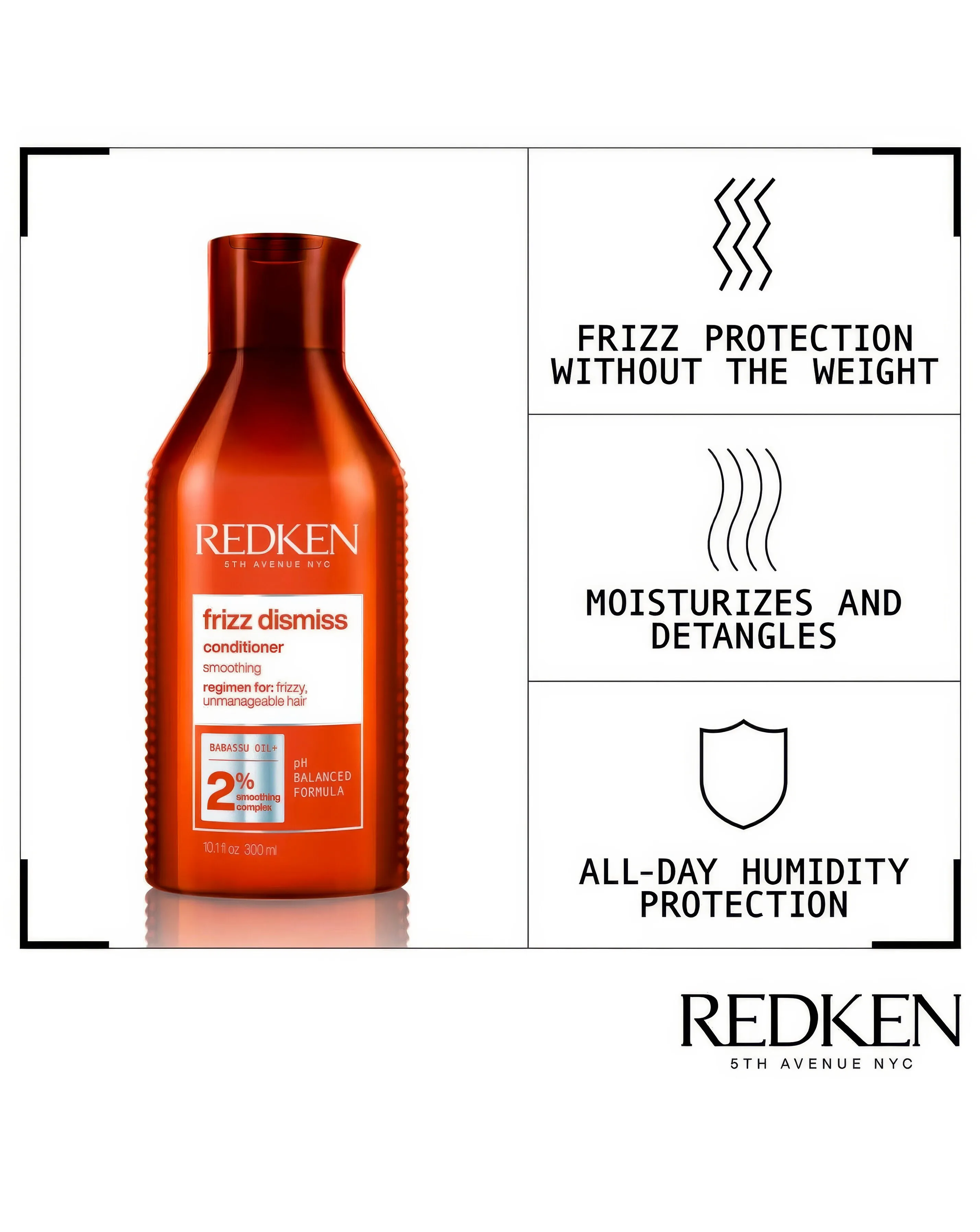 Redken Frizz Dismiss Shampoo + Conditioner Duo | Simply Be