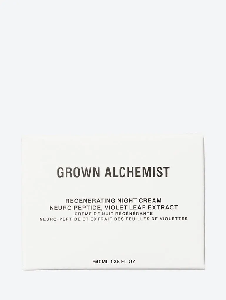 Regenerating night cream: neuro-peptide & violet