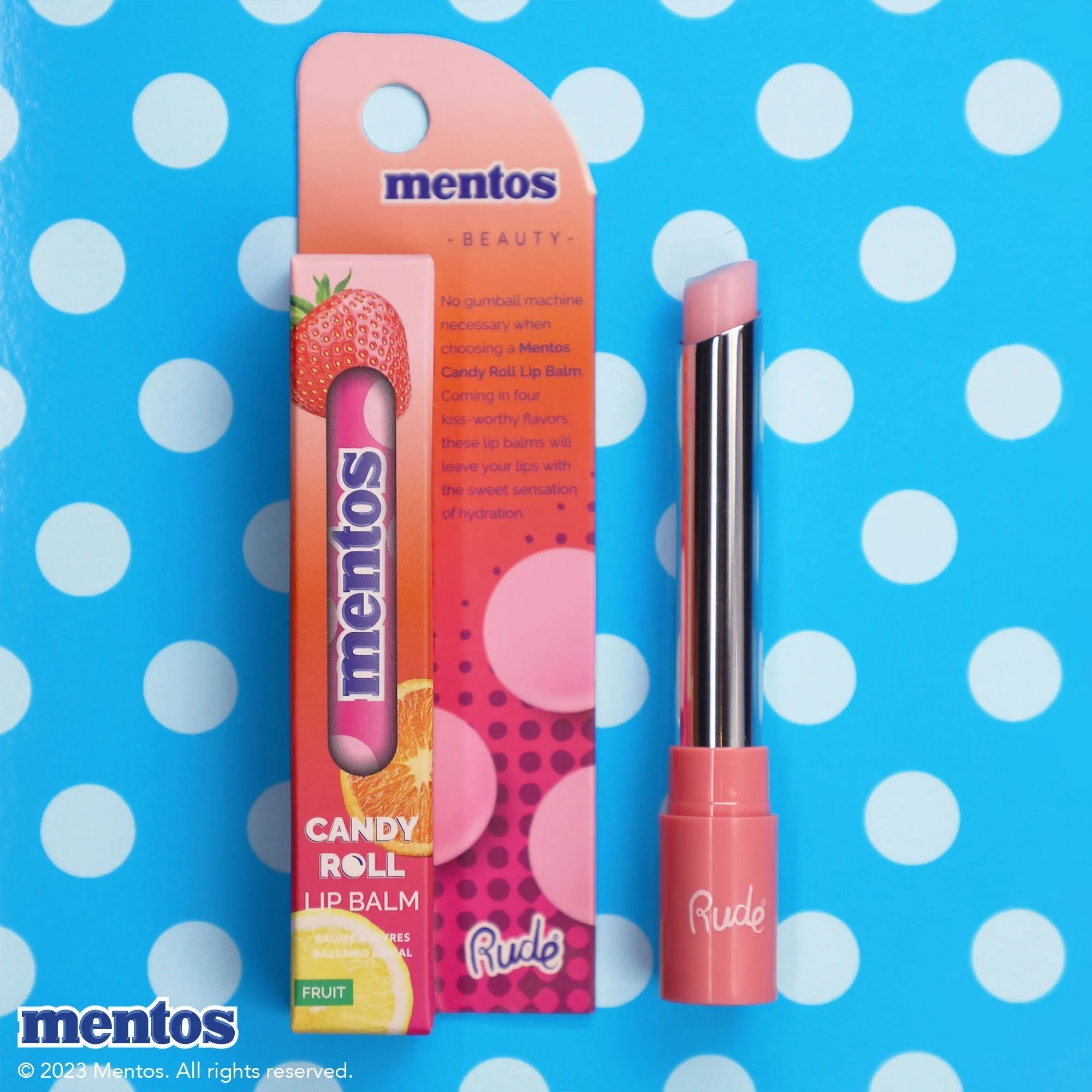 RUDE Mentos Candy Roll Lip Balm