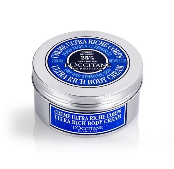 Shea Butter Ultra Rich Body Cream by LOccitane for Unisex - 6.9 oz Body Cream