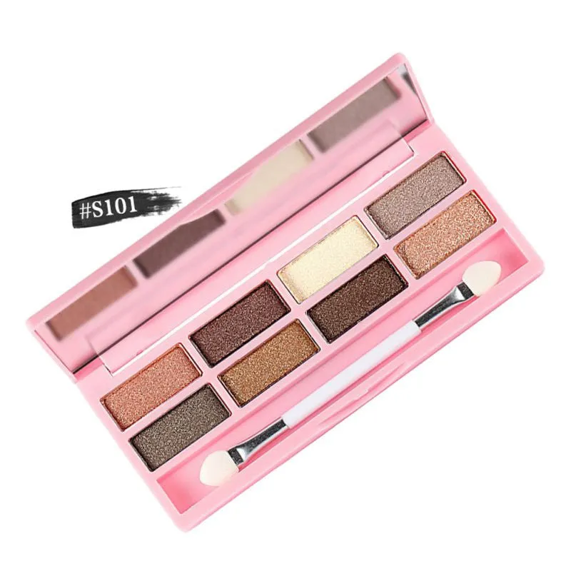 Shimmer Eyeshadow Makeup Palette by nanda Lasting Waterproof Eyeshadow L4 SM6