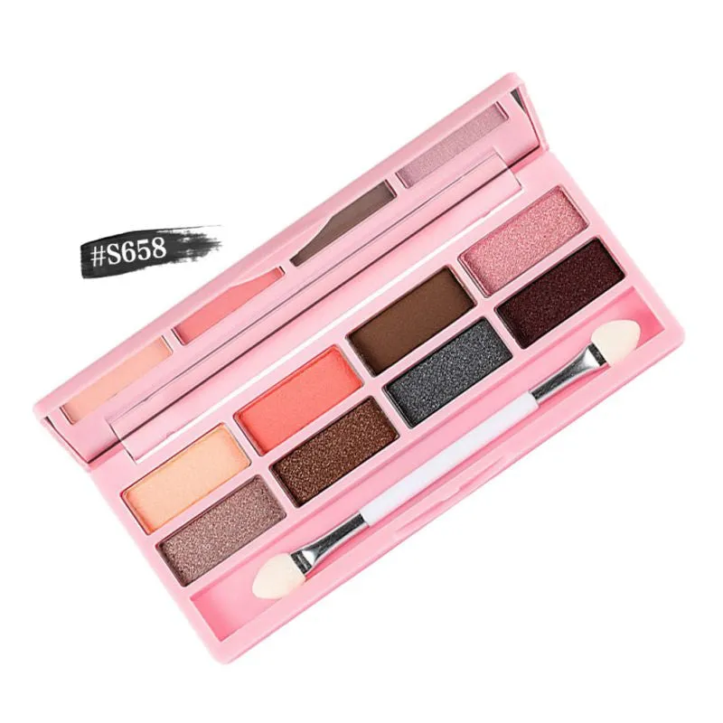 Shimmer Eyeshadow Makeup Palette by nanda Lasting Waterproof Eyeshadow L4 SM6