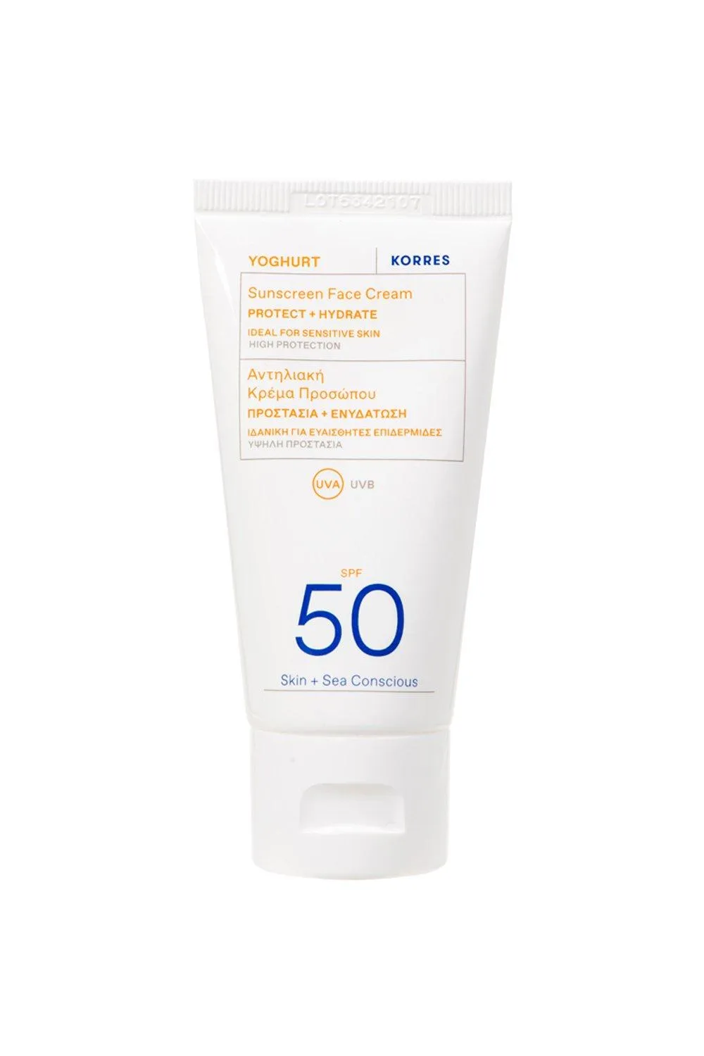 Skin | Yoghurt Face Sunscreen Spf50 50ml | Korres