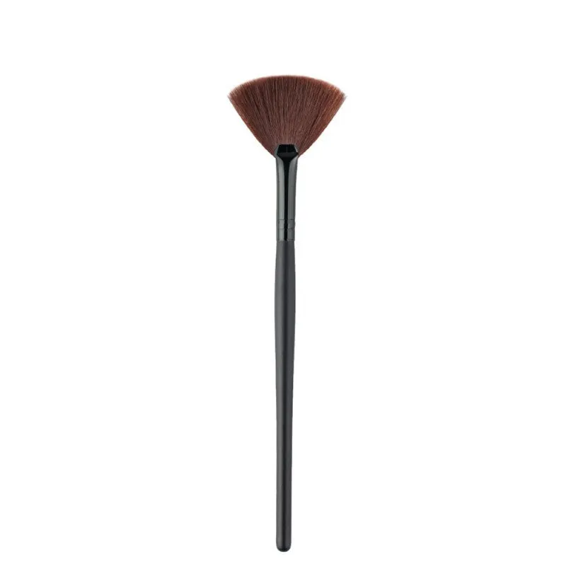 Slim Fan Shape Makeup Brushes Powder Concealer Blending Finishing Highlighter Highlighting Nail Art Brush Beauty Tool SM6