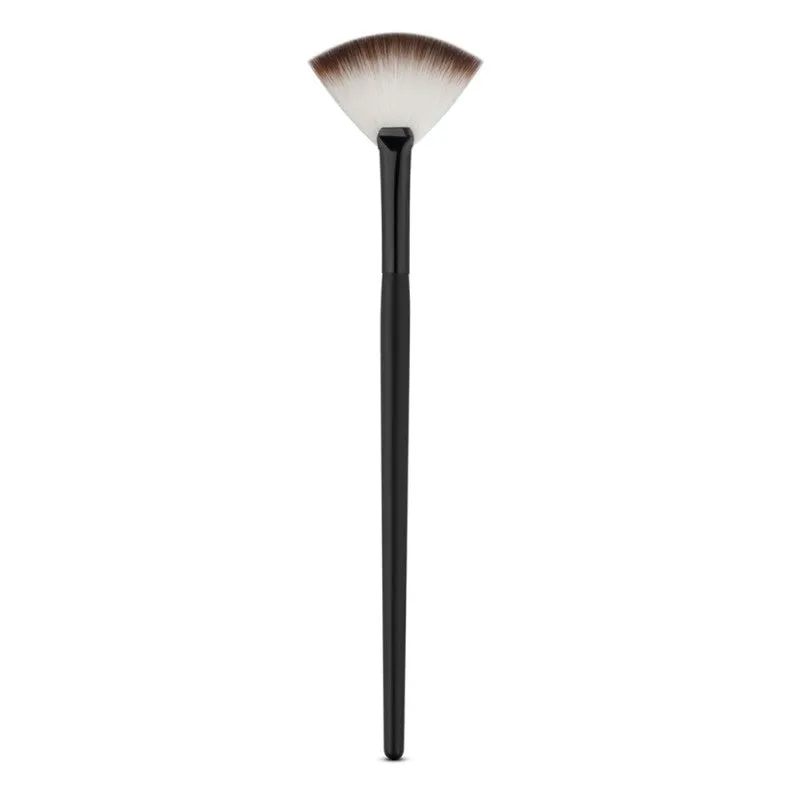 Slim Fan Shape Makeup Brushes Powder Concealer Blending Finishing Highlighter Highlighting Nail Art Brush Beauty Tool SM6