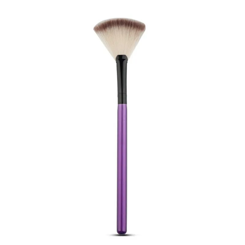 Slim Fan Shape Makeup Brushes Powder Concealer Blending Finishing Highlighter Highlighting Nail Art Brush Beauty Tool SM6