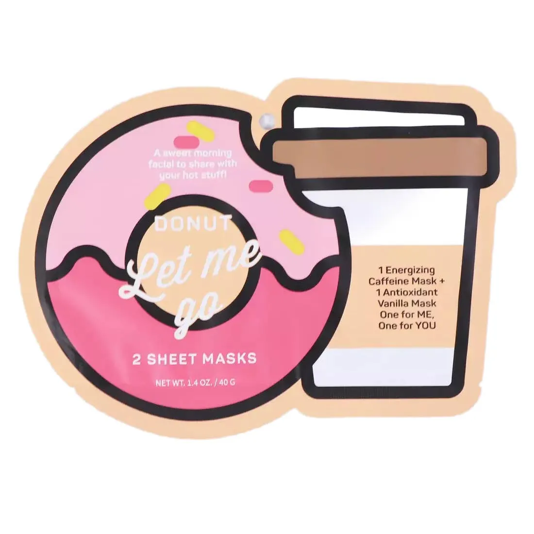 SPALIFE Donut Let Me Go Facial Sheet Mask 2 in 1