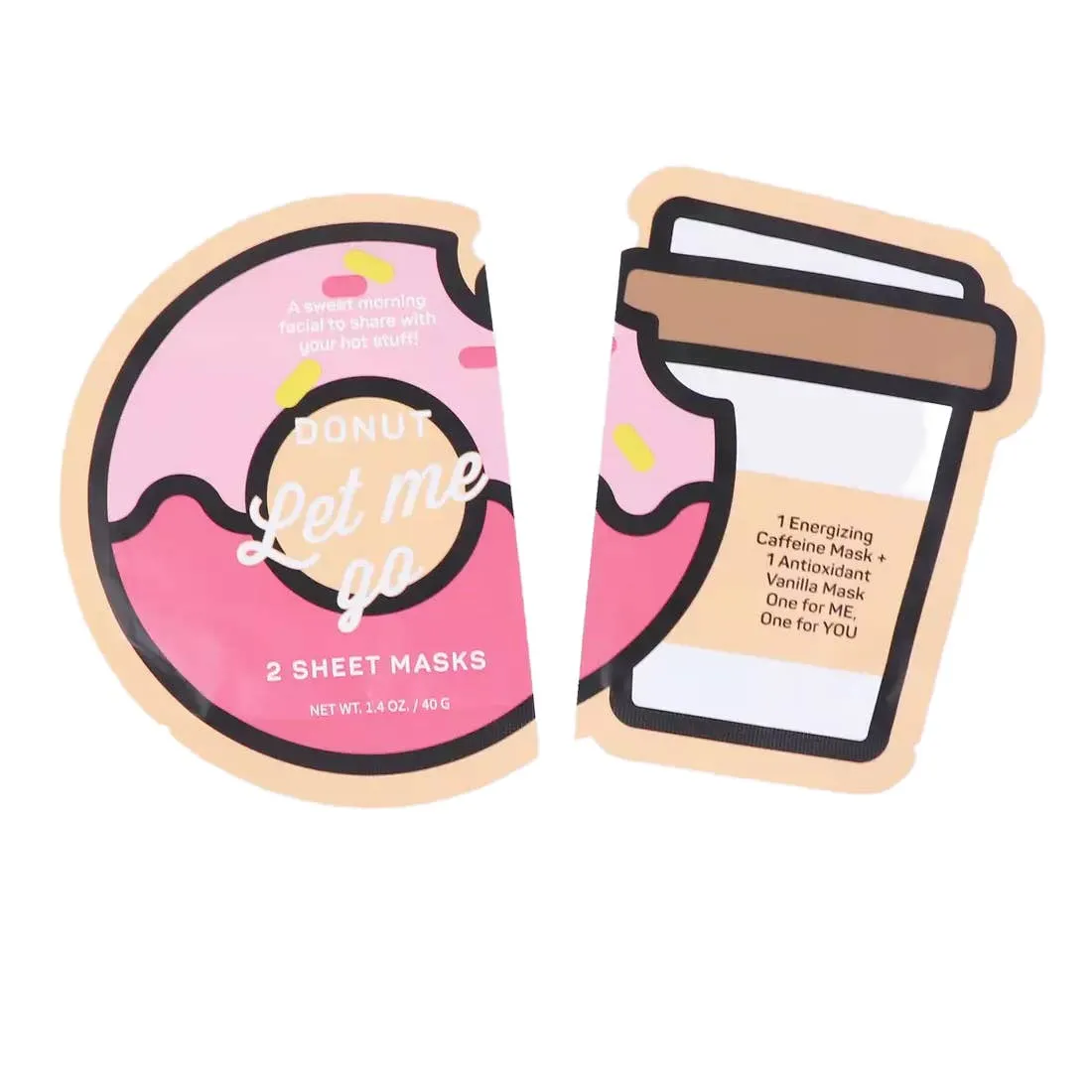 SPALIFE Donut Let Me Go Facial Sheet Mask 2 in 1