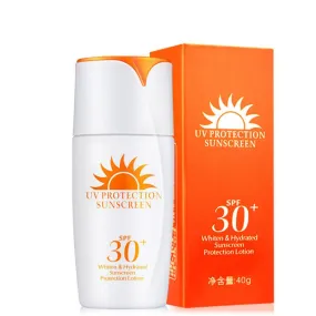 Sun Protection Cream SPF 30 Whitening Hydrated Sunscreen Lotion Protect Sun Block Prevent Skin Damage PE3 SM6