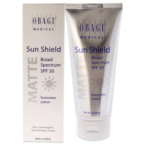 Sun Shield Matte SPF 50 by Obagi for Unisex - 3 oz Sunscreen