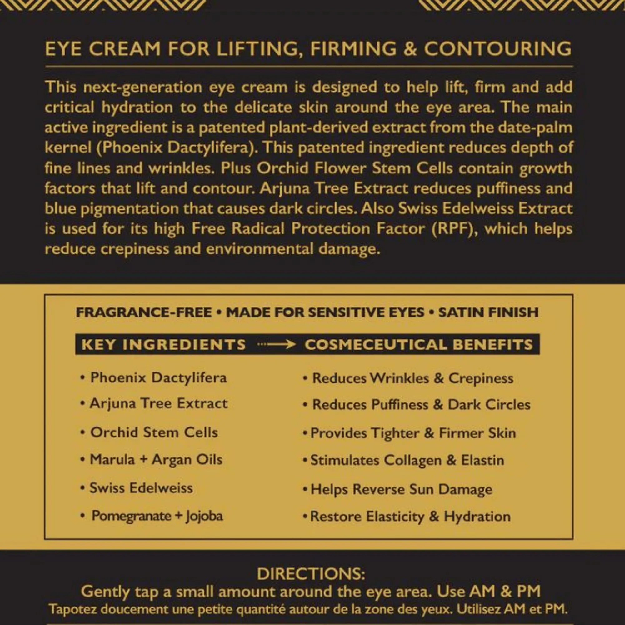 THE BODY DELI Phoenix Lift Eye Sculpting Cream