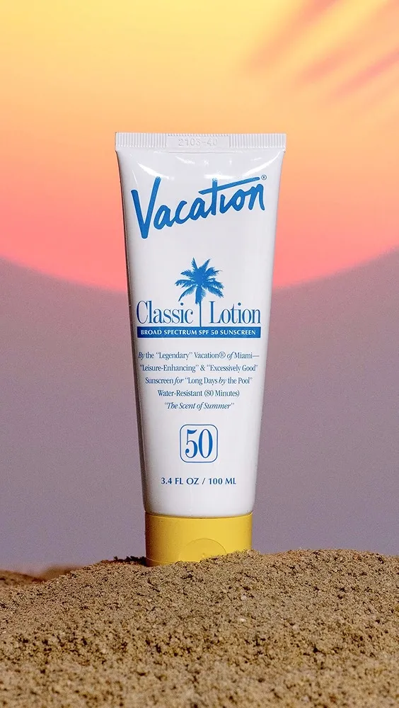 Vacation Sunscreen   Classic Lotion SPF 50 