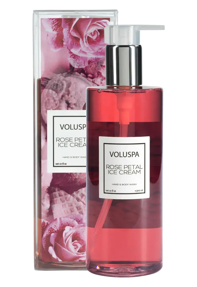 VOLUSPA Rose Petal Ice Cream Hand & Body Wash