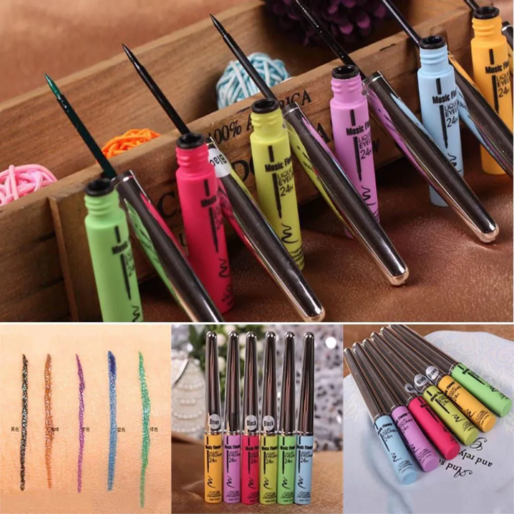 Waterproof Colorful Eyeliner Liquid Make Up Eye Liner Pencil Pen Comestics SM6