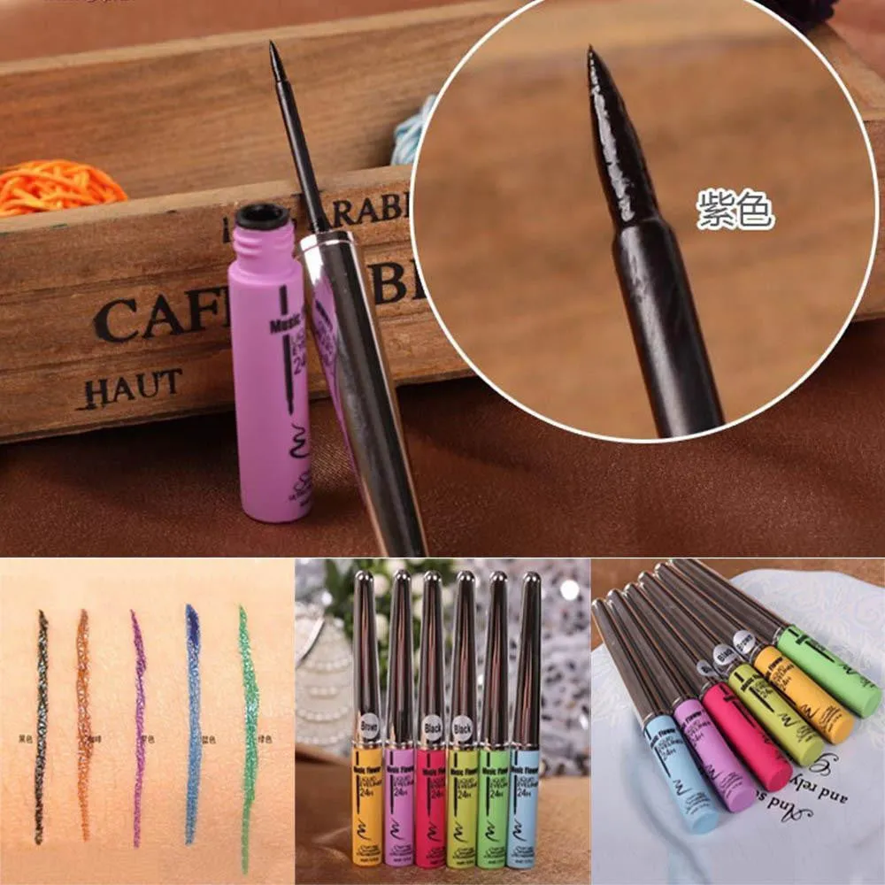 Waterproof Colorful Eyeliner Liquid Make Up Eye Liner Pencil Pen Comestics SM6