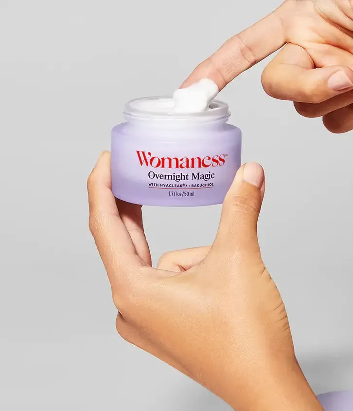 Womaness - Overnight Magic - Nighttime  Moisturizing Repair Cream: 1.7 oz